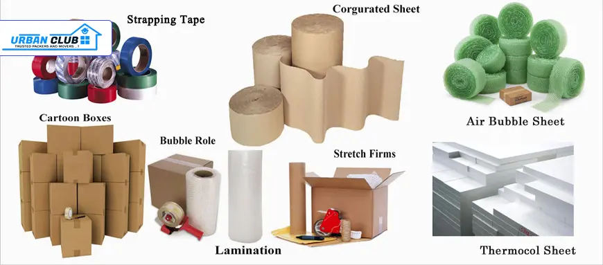 Premium Packing Materials - Urban Club Packers and Movers